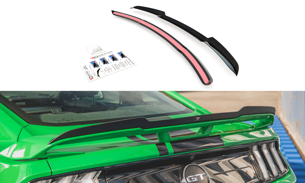 Spoiler CAP für Ford Mustang GT Mk6 Facelift schwarz matt