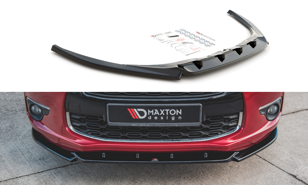 Front Ansatz für Citroen DS4 Carbon Look
