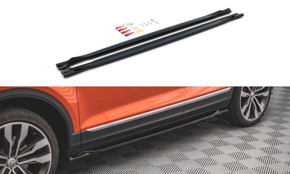 Seitenschweller Ansatz für Volkswagen T-Roc Mk1 Carbon Look