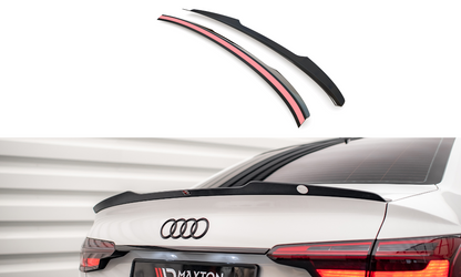 Spoiler CAP für Audi A4 Limousine B9 Facelift Carbon Look