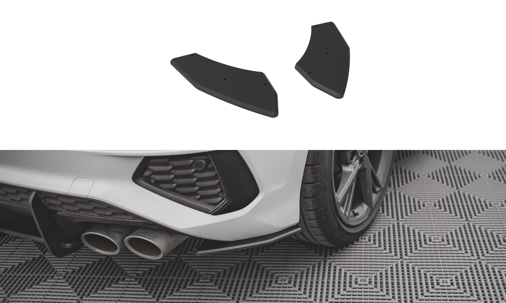 Street Pro Heck Ansatz Flaps Diffusor für Audi S3 Sportback 8Y