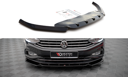 Front Ansatz V.1 für Volkswagen Passat B8 Facelift schwarz matt
