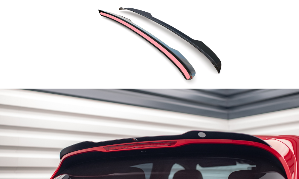 Spoiler CAP für Porsche Macan Mk1 Facelift schwarz Hochglanz