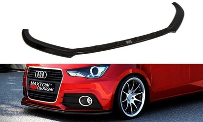 Front Ansatz für Audi A1 8X schwarz matt