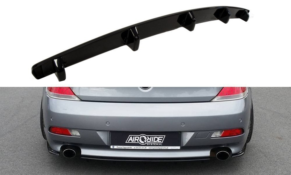 Splitter hinten Środkowy BMW 6er E63 / E64 vor Facelift Carbon Look