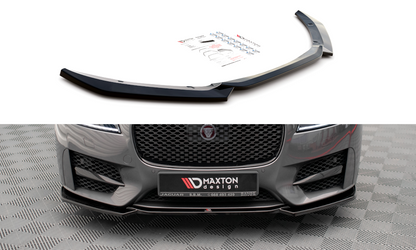 Front Ansatz V.1 für Jaguar XF R-Sport Mk2 schwarz matt