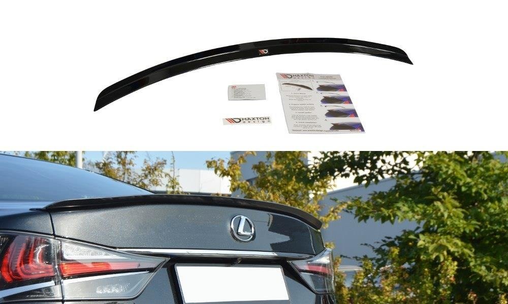 Spoiler CAP für Lexus GS Mk4 Facelift T Carbon Look