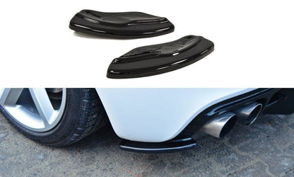 Heck Ansatz Flaps Diffusor für AUDI TT MK2 S-Line Carbon Look