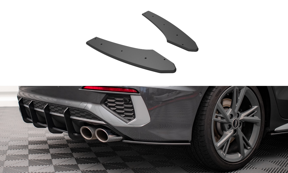 Street Pro Heck Ansatz Flaps Diffusor für Audi S3 Limousine 8Y