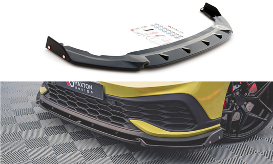 Front Ansatz +Flaps für V.1 Volkswagen Golf 8 GTI Clubsport