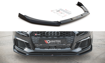 Front Ansatz V.3 für Audi RS3 8V FL Sportback schwarz matt