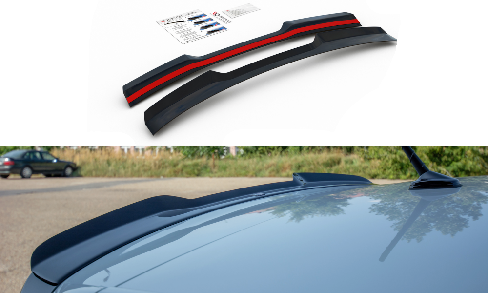 Spoiler CAP für VW POLO MK6 GTI Carbon Look