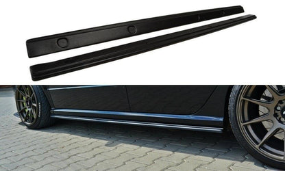 Seitenschweller Ansatz für Skoda Fabia RS Mk1 schwarz matt