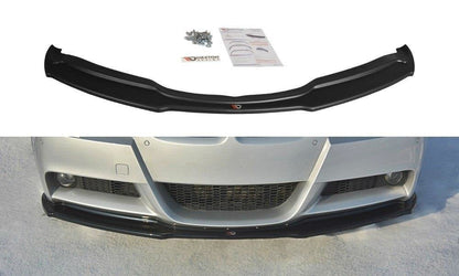 Front Ansatz V.1 für BMW 3er E90 M Paket schwarz Hochglanz