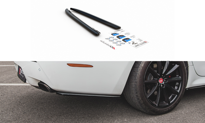 Heck Ansatz Flaps Diffusor für Jaguar XJ X351 Carbon Look