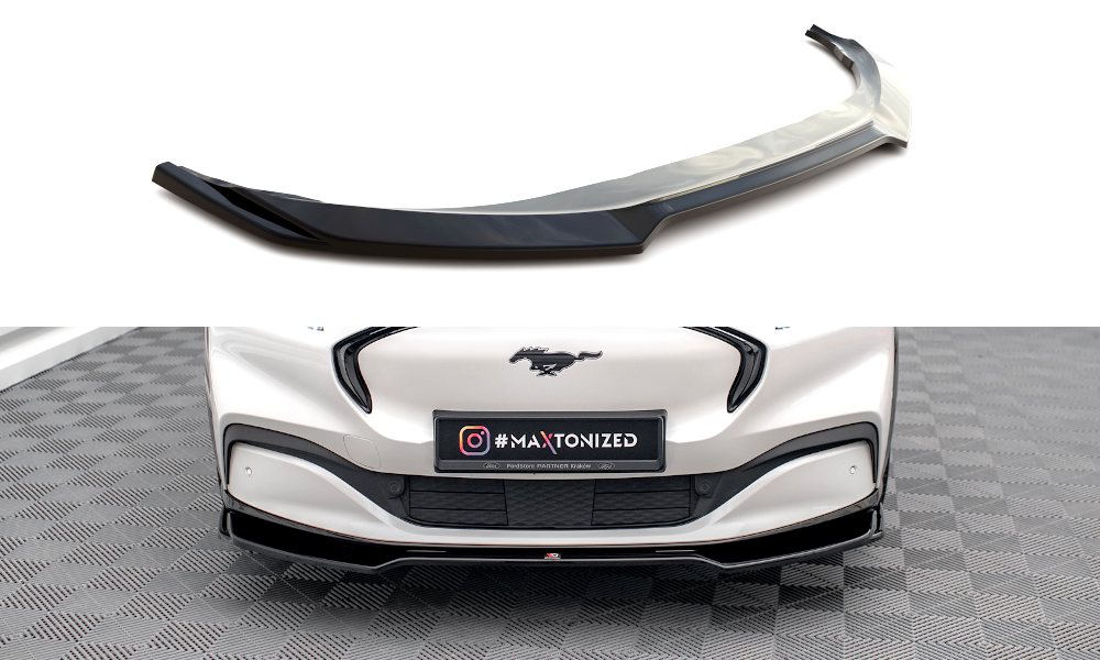 Front Ansatz V.2 für Ford Mustang Mach-E Mk1 Carbon Look