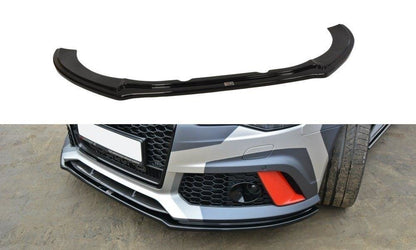 Front Ansatz V.1 für Audi RS6 C7 / C7 FL schwarz Hochglanz