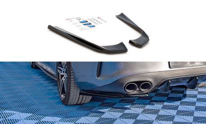 Heck Ansatz Flaps Diffusor für Mercedes-AMG E53 Coupe C238 Carbon Look