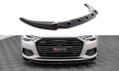 Front Ansatz V.2 für Audi A6 C8 schwarz matt