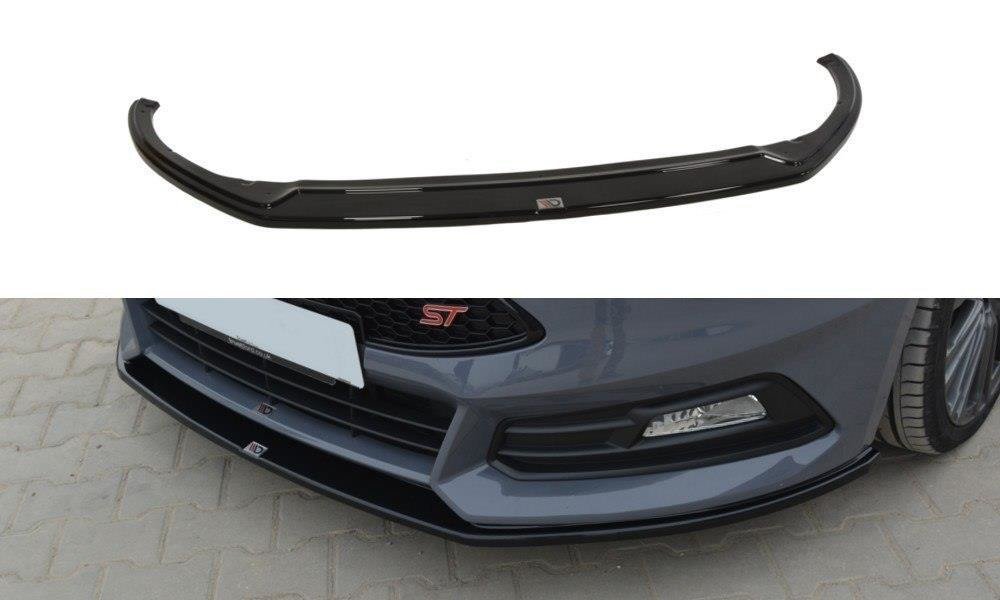 Front Ansatz V.2 für Ford Focus ST Mk3 FL schwarz Hochglanz