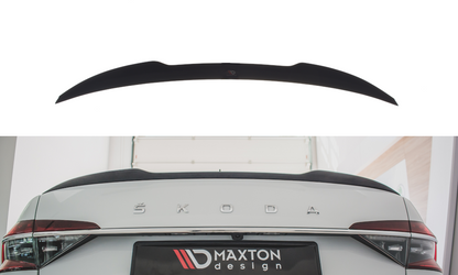 Spoiler CAP V.2 für Skoda Superb Mk3 / Mk3 FL Hatchback Carbon Look