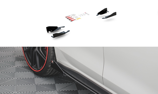 Side Flaps Volkswagen Golf 8 GTI / GTI Clubsport schwarz Hochglanz