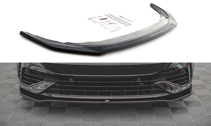 Front Ansatz V.3 für Volkswagen Golf R Mk8 schwarz Hochglanz