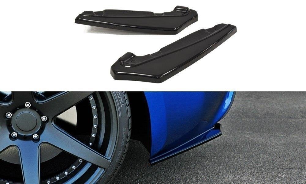 Heck Ansatz Flaps Diffusor für TOYOTA GT86 schwarz matt