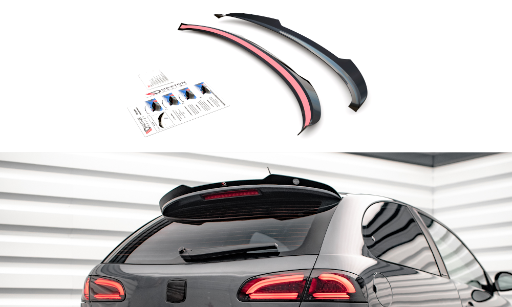 Spoiler CAP für Seat Ibiza Cupra Mk3 schwarz Hochglanz