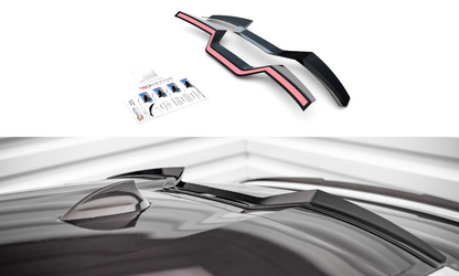 Spoiler CAP für BMW X6 M-Paket G06 Carbon Look