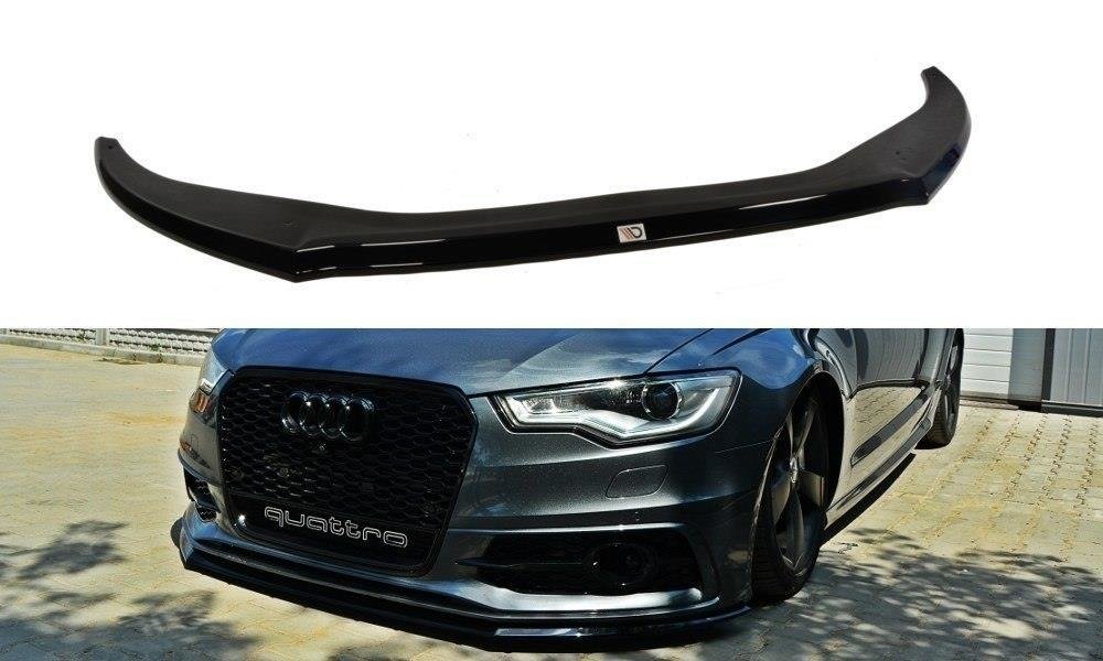 Front Ansatz V.2 für Audi S6 / A6 S-Line C7 schwarz Hochglanz