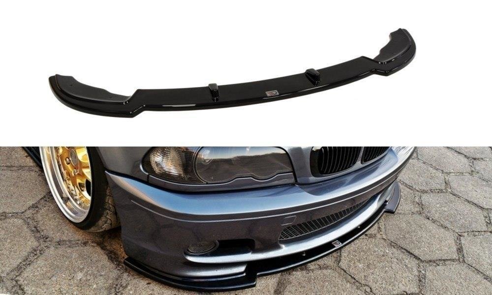 Front Ansatz V.1 für BMW 3er E46 M Paket COUPE schwarz matt