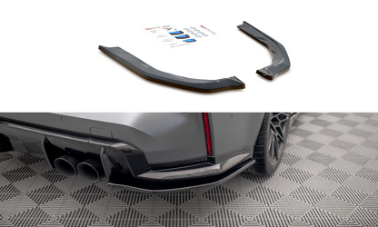 Heck Ansatz Flaps Diffusor V.2 für BMW M3 G80 schwarz matt
