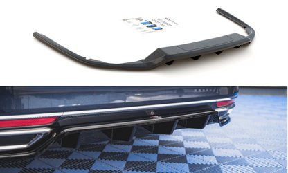 Mittlerer Diffusor Heck Ansatz DTM Look für Volkswagen Passat B8 Carbon Look