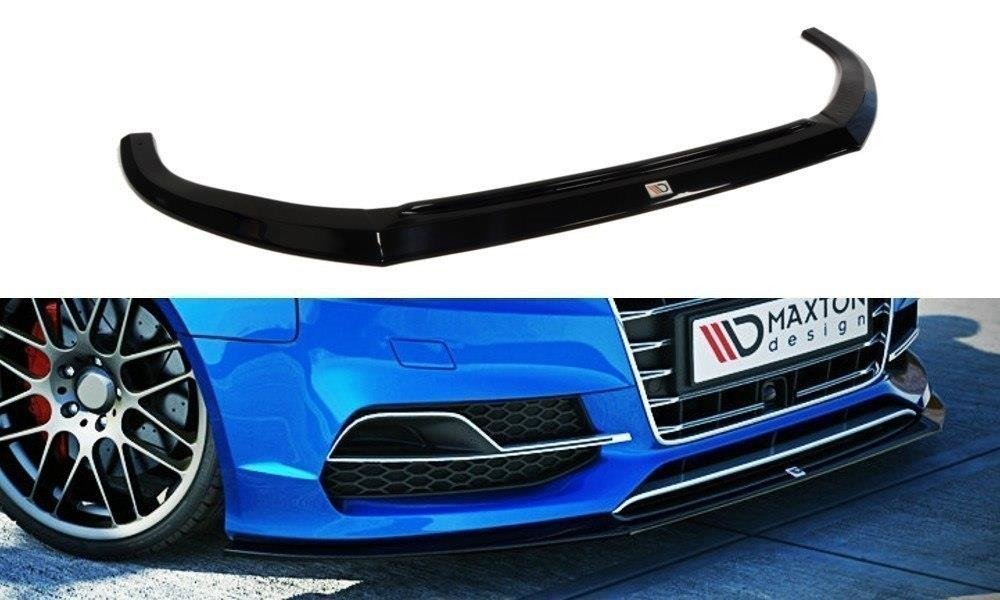 Front diffusor V.1 Audi S3 / A3 S-Line 8V Limousine / Cabrio schwarz Hochglanz