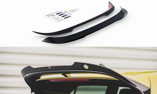 Spoiler CAP V.1 für Volkswagen Golf 8 R-Performance / GTI Clubsport schwarz matt