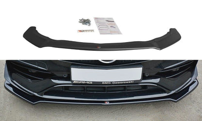 Front Ansatz V.2 für Mercedes CLA A45 AMG C117 Facelift schwarz matt