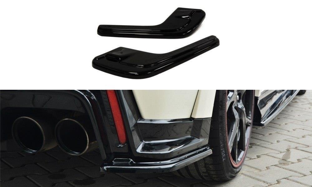 Heck Ansatz Flaps Diffusor für HONDA CIVIC IX TYPE R Carbon Look