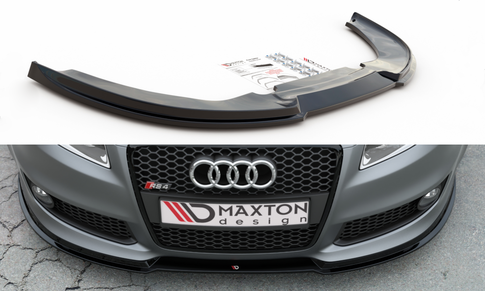 Front Ansatz V.1 für Audi RS4 B7 schwarz matt
