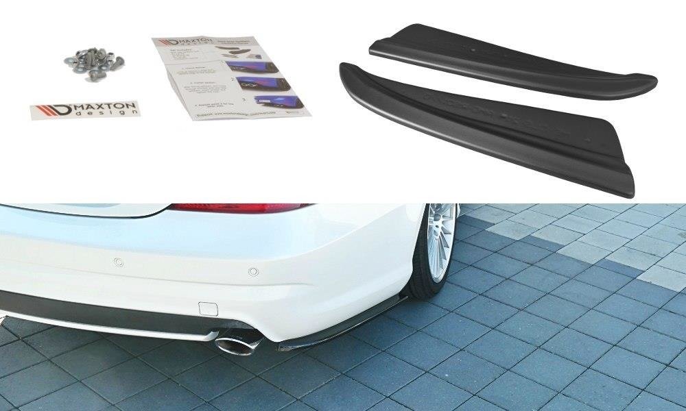 Heck Ansatz Flaps Diffusor für Mercedes CLS C219 55AMG schwarz matt