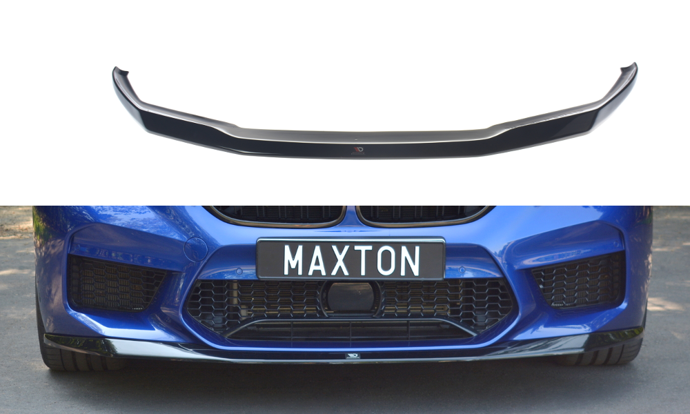 Front Ansatz V.1 für BMW M5 F90 schwarz Hochglanz