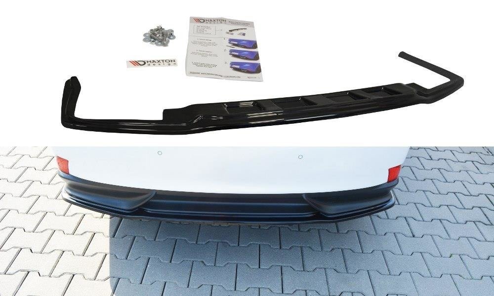 Mittlerer Diffusor Heck Ansatz für Lexus IS Mk3 H  schwarz Hochglanz
