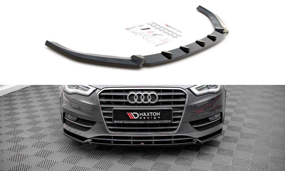 Front Ansatz für Audi A3 Sportback 8V Carbon Look
