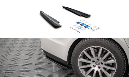 Heck Ansatz Flaps Diffusor für Maserati Ghibli Mk3 Carbon Look
