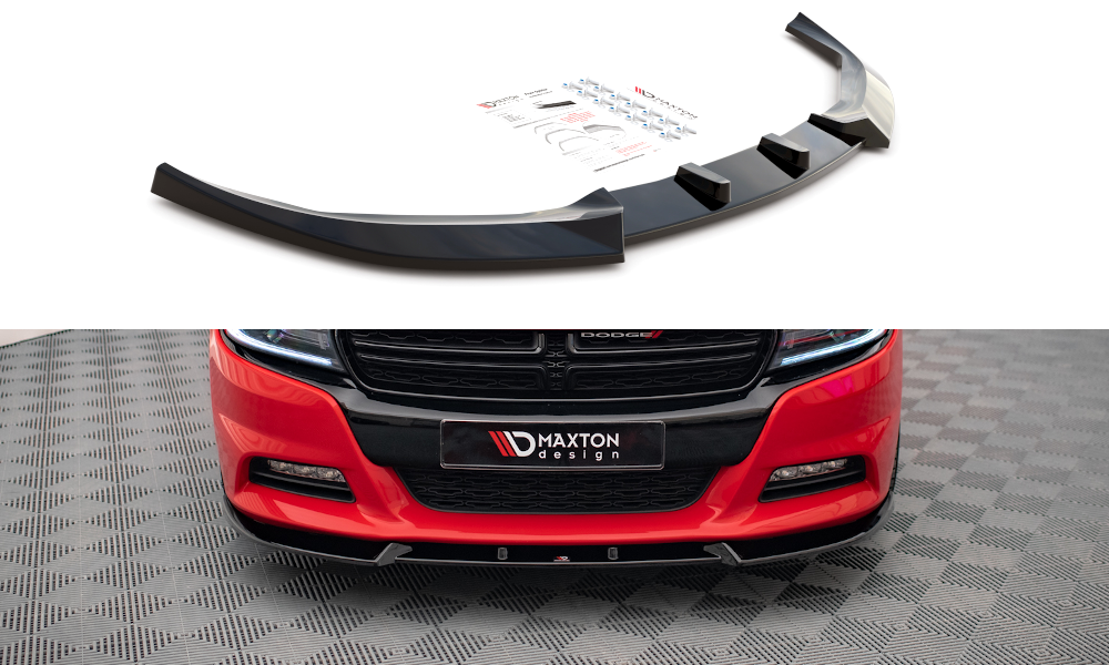 Front Ansatz V.1 für Dodge Charger RT Mk7 Facelift Carbon Look
