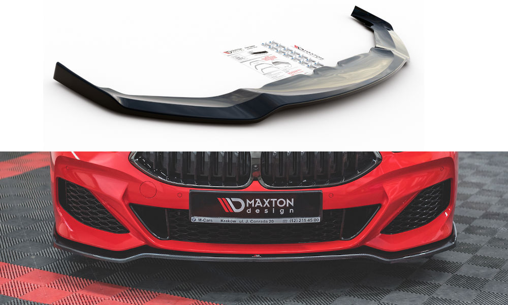 Front Ansatz V.2 für BMW 8 Coupe G15 / 8 Gran Coupe M Paket G16 schwarz matt