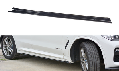 Seitenschweller Ansatz für BMW X3 G01 M Paket Carbon Look