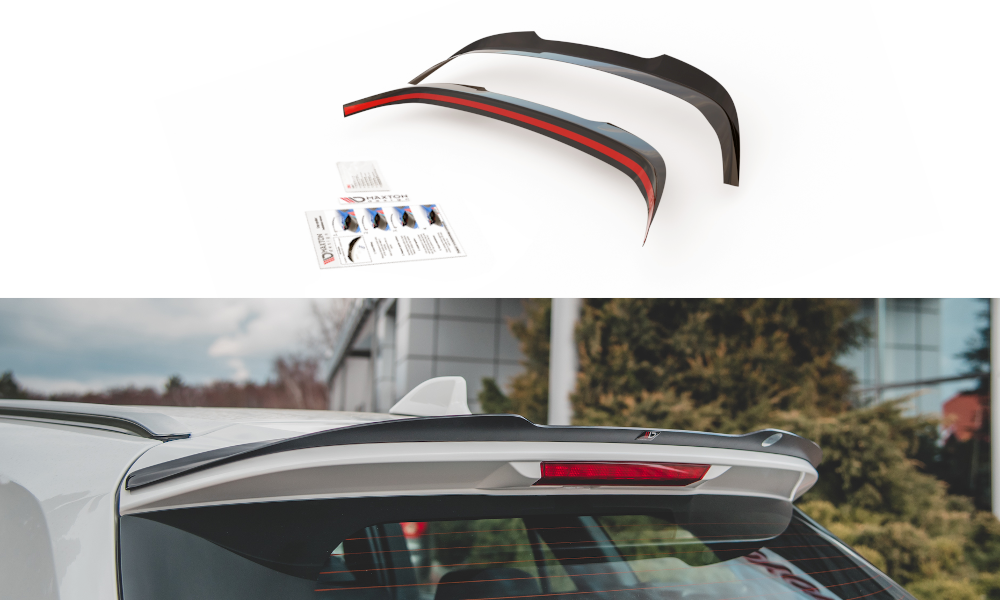 Spoiler CAP für Toyota Corolla XII Touring Sports schwarz Hochglanz