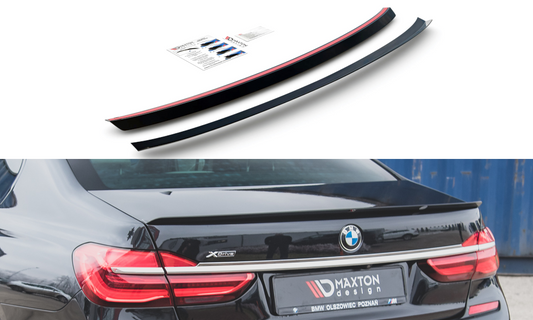 Spoiler CAP für BMW 7 M-Paket G11 schwarz matt