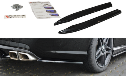Heck Ansatz Flaps Diffusor für Mercedes E63 AMG W212  Carbon Look